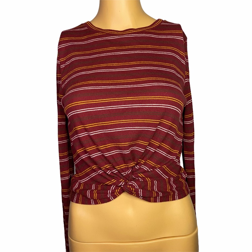 Striped Long-Sleeve Top